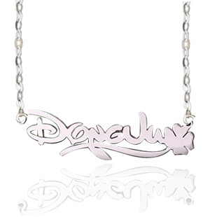 情的私饰名字项链 字母项链 亲戚朋友生日礼物  母亲礼物