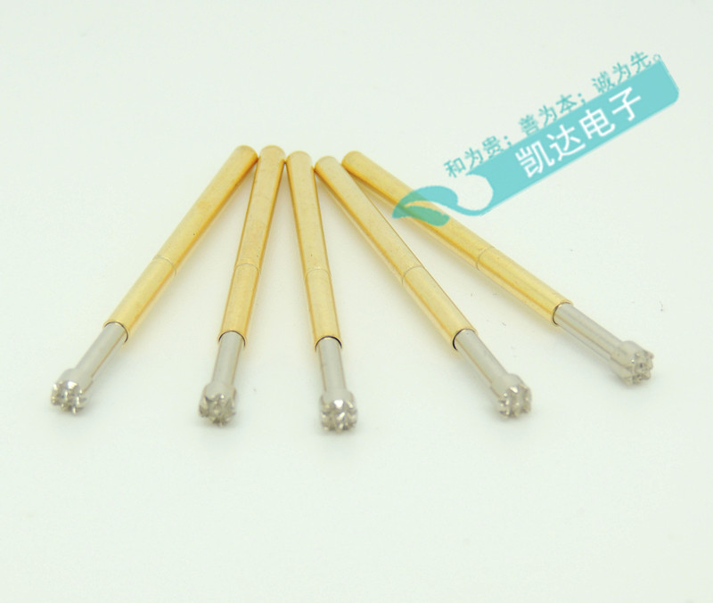 测试针P125-H（九爪梅花头型） 探针 2.0mm测试针 弹簧针 顶针