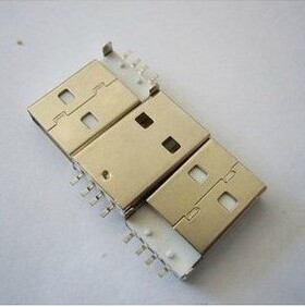 【深辉电子】USB插头 USB头子 USB公头 A型公头 180度 直针 贴片