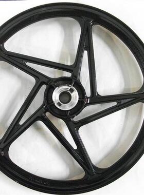 摩托车配件适用EN125-2F机车前铝轮运动版 轮框 轮毂钢圈 黑色