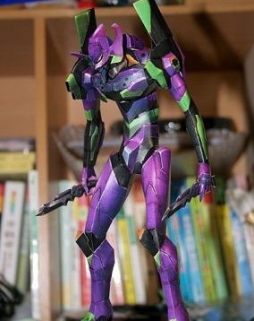 皇冠特惠 新世纪福音战士（EVA）初号机纸模型附赠暴走头像