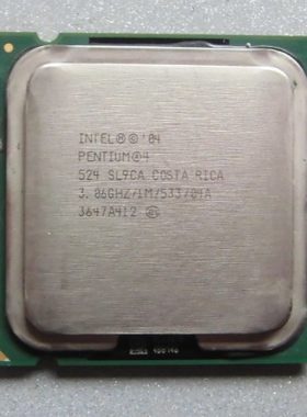 原装775针CPU 奔腾524 P4 3.06G/1M/533 HT技术超线程虚双核