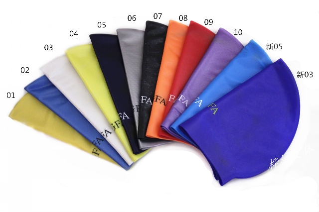 英发/Yingfa 颗粒泳帽 厚硅胶无皱游泳帽多种颜色儿童成人泳帽