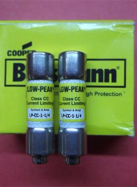 LP-CC1-1/4 LOWPEAK美国BUSSMANN10X38延时熔断器保险丝1.25A正品