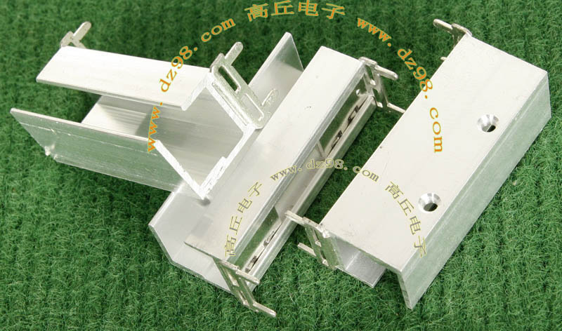 45x17.2x15 带固定焊脚 散热器 铝合金 散热片 支持PCB焊装