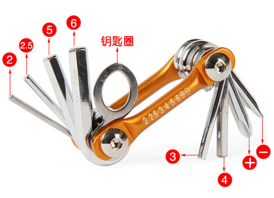 Outils pour vélo SAHOO - Ref 2283816 Image 1