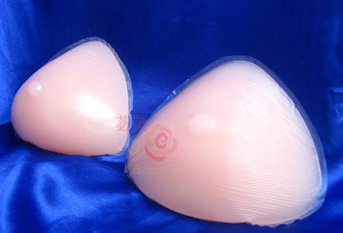 苾美 硅胶假乳房义乳假胸三角形400克分体假乳 - 封面