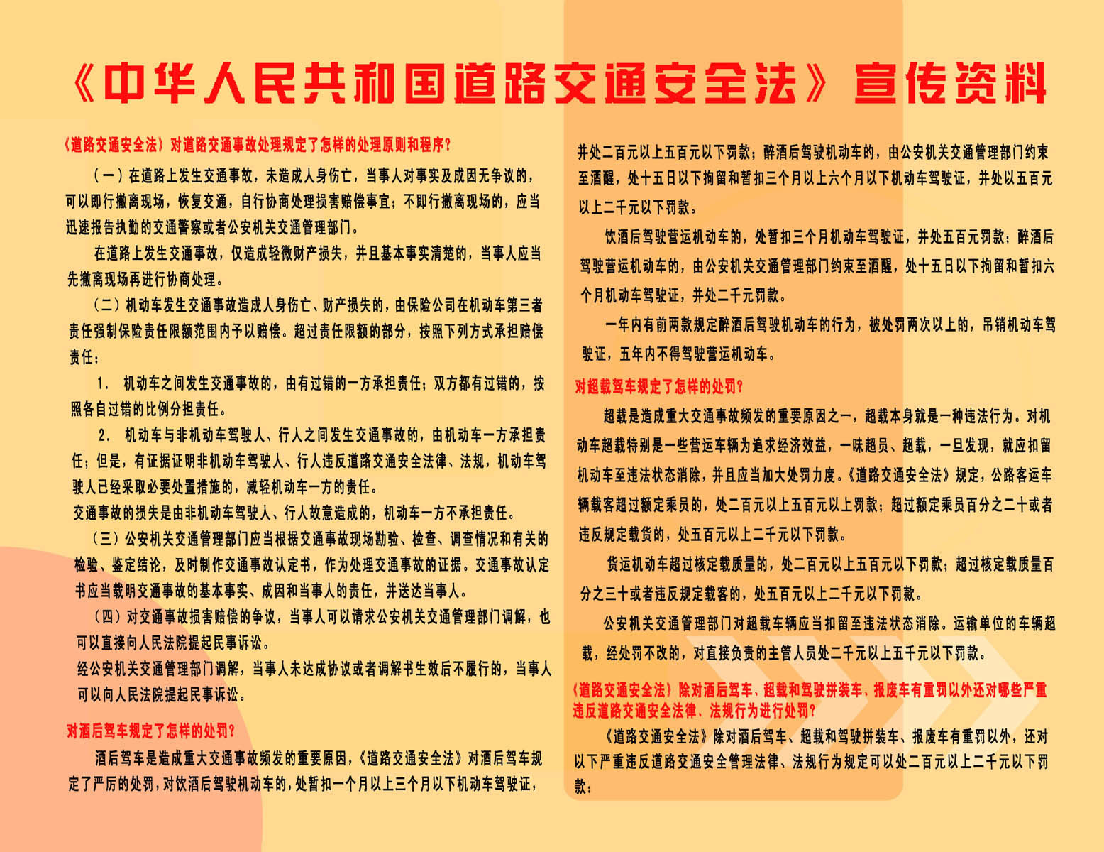 海报印制157素材法展板784道路交通安全法》宣传资料