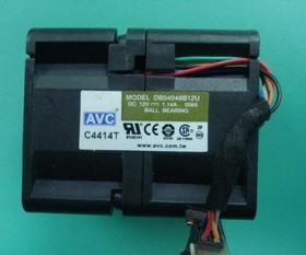 原装 AVC DB04048B12U DC12V 1.14A 4048 6线 服务器散热风扇