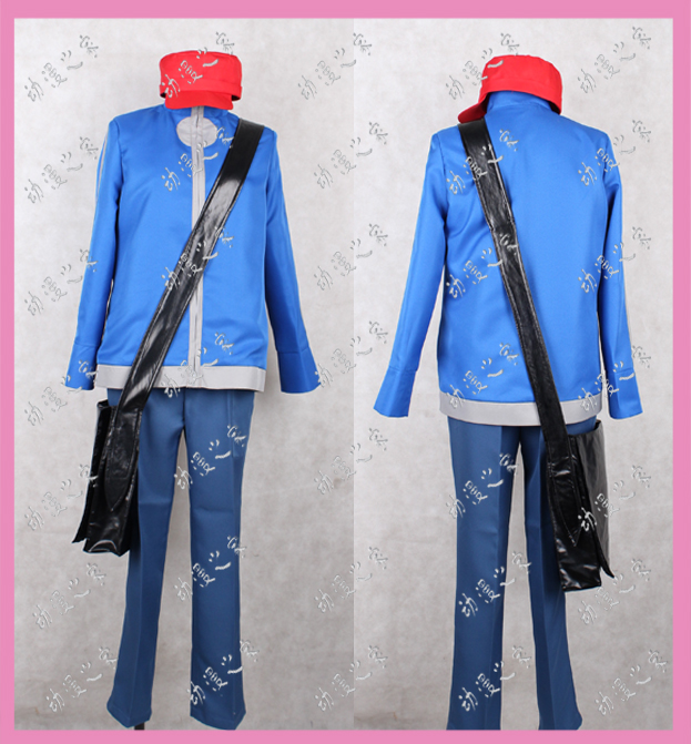 动漫之家cosplay服装  游戏版神奇宝贝XY的男主  新品