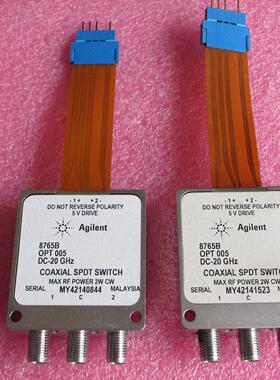 8765B Agilent HP 20GHz SMA 5V 180W 单刀双掷 射频微波同轴开关