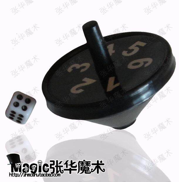 张华魔术道具 预言陀螺 神奇陀螺神奇骰子 送教学