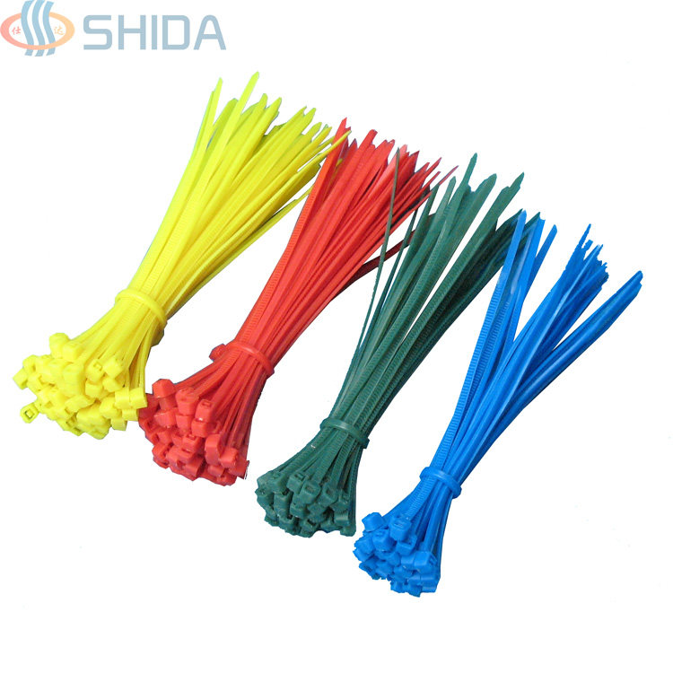仕达直销国标尼龙扎带彩色塑料束绑线带勒死狗捆绑固定卡扣紧线器