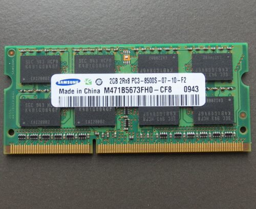 三星笔记本内存条2G1066