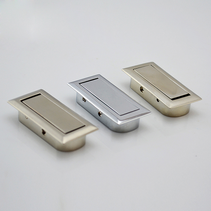 橱柜抽屉暗装隐形拉手长方形现代简约欧式衣柜门把手内嵌入式扣手