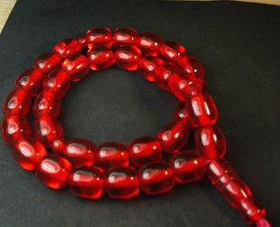 彩色古董蜜蜡大红晶念珠佛珠手持手链散珠子男女时尚饰品配件特价