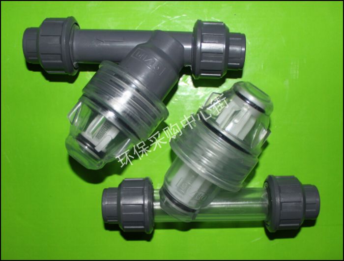 Y 型过滤器(DN15/20/25/32UPVC 过滤器/PVC过滤器/塑料Y型过滤器