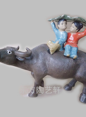 陶瓷工艺品摆件石湾公仔结婚礼物
