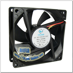 正品 YNJAD/盈剑 直流8025 24V 双滚珠轴承 8CM散热风扇