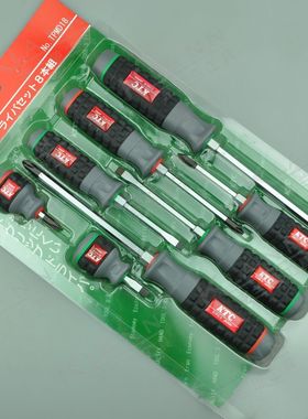 日本KTC 树脂柄通心螺丝刀 8件组套 TPMD18 日本京都机械工具