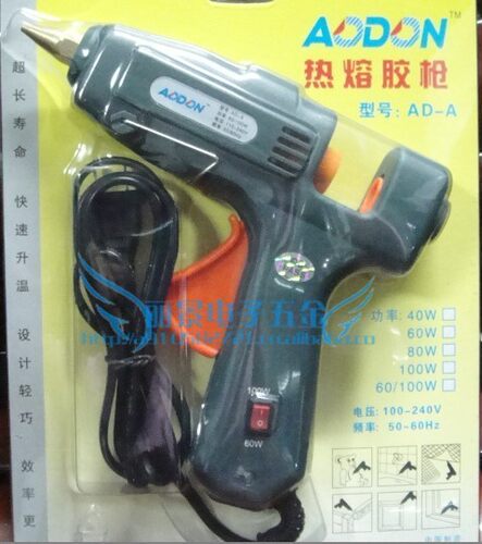 大胶枪 AODON热熔胶枪/AD-A双功率60/100W胶枪  两档功率可调