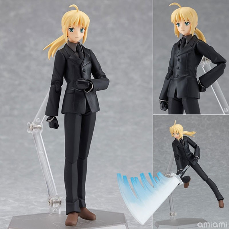 现货[max]正版 figma 命运长夜 fate/zero saber 塞巴 黑西服