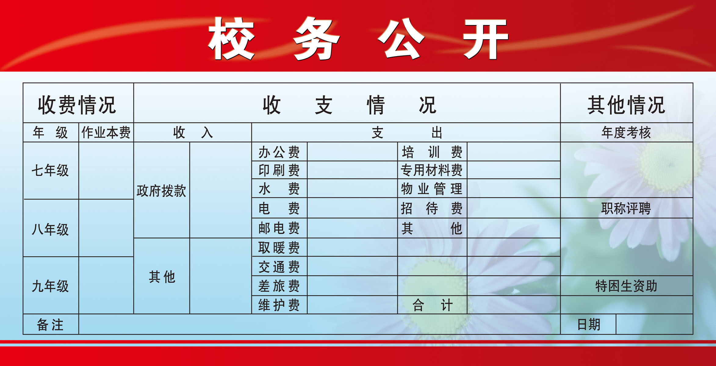 592海报印制海报展板素材520学校校务公开栏(1)