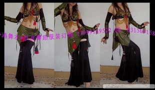 部落精典肚皮舞套装 LL16神秘鬼魅 鸿舞衣