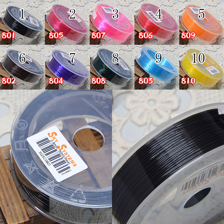 进口sky贝德林水晶diy圆形弹力线