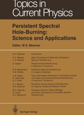【预订】Persistent Spectral Hole-Burning: Sc...
