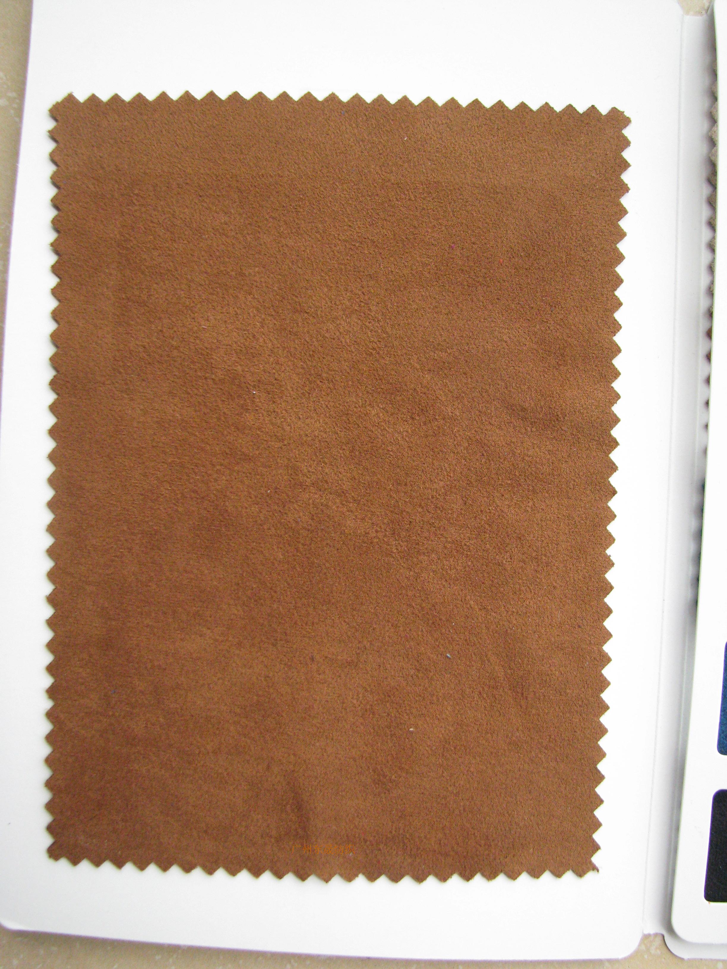 超纤绒四面弹麂皮绒针织面料300g特厚仿超纤双面仿皮绒布料鹿皮绒