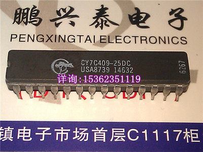 CY7C409-25DC  进口双列28直插脚CDIP陶瓷封装