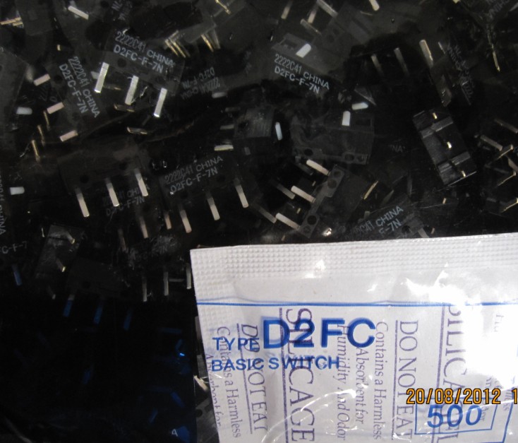 【原装品牌】正宗欧姆龙OMRON鼠标开关D2FC-F-7N