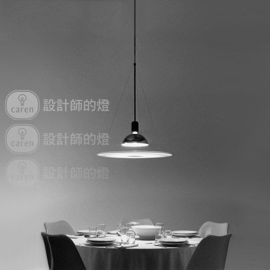 设计师的灯北欧美式乡村复古灯具创意个性餐厅灯 Frisbi 飞碟吊灯