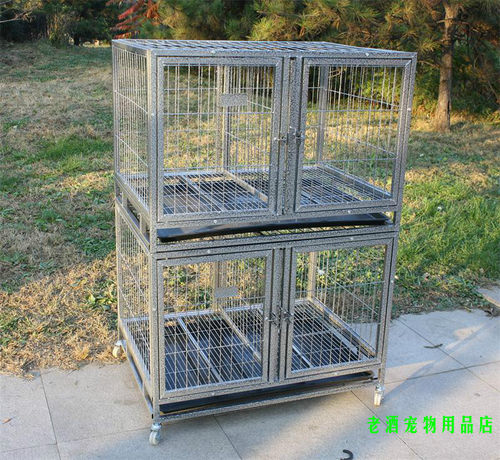 双层子母宠物狗笼子 猫笼子多功能泰迪中小型犬 95*65**140可隔开
