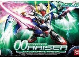 进口万代高达模型00R BB SD高达00 Raiser 强化高达 双零敢达刹那
