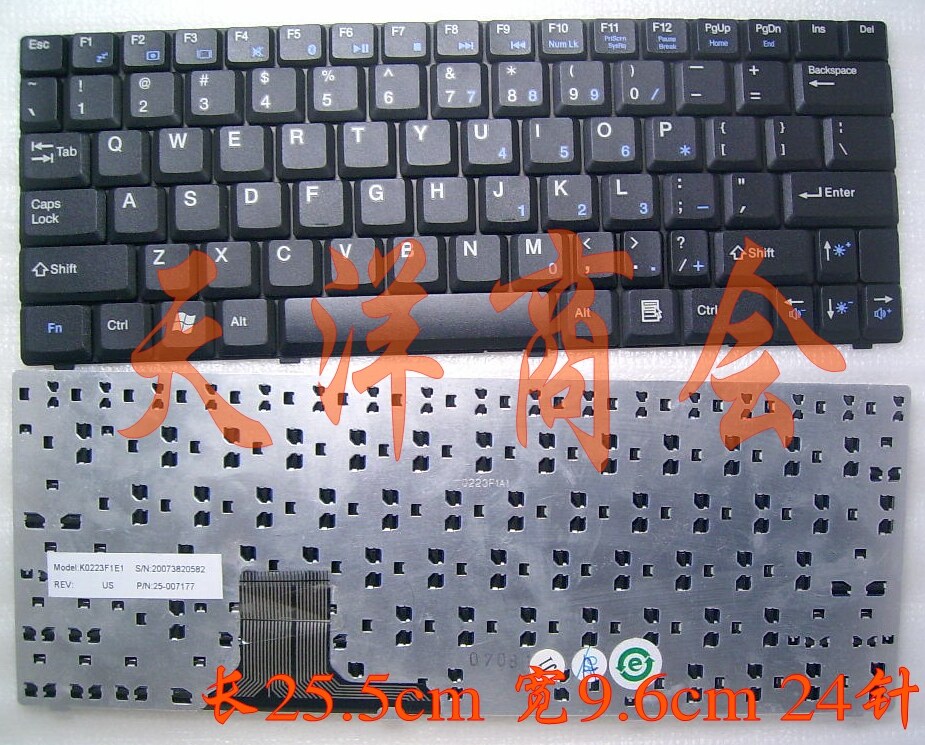 全新10寸 10.2寸 12寸山寨笔记本键盘 上网本键盘25.5*9.6CM 24针|ruв категории Цифровые аксессуары, Ноутбук аксессуары, Ноутбук частей - от Buy2taobao.com для оказания профессиональной услуги покупки агента Taobao