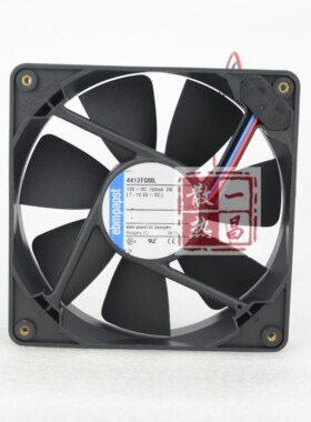 原装德国 ebmpapst 4412 FGML 12CM 12厘米 12v 160mA 2W