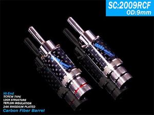 雅宝YARBO德国雅堡 SC-2009RCF碳纤维壳 自锁免焊镀铑端子 香蕉头