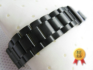 适用卡西欧EFR-516 515 523 552 P/BK表链 黑色钢带 黑表带配件
