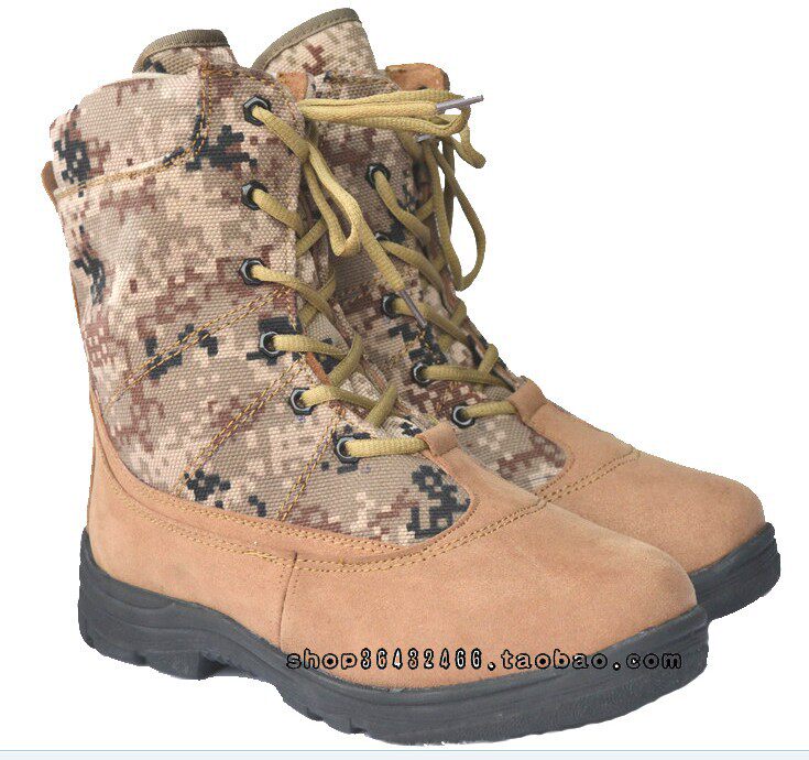 Bottes militaires pour homme en Anti-fourrure - Ref 1398907 Image 1