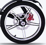 Roues de vélo cyclisme sur route 16 pouces - Ref 2379815 Image 1