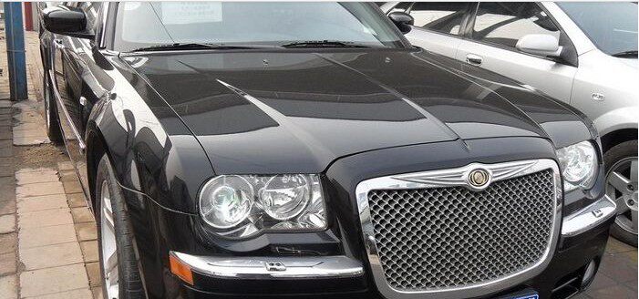 06-13款克莱斯勒300c改装仿宾利网状中网 中网格栅水箱护罩 网状