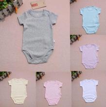 瑕疵 đặc biệt khí ve áo bông bé ngắn tay tam giác túi rắm áo romper onesies