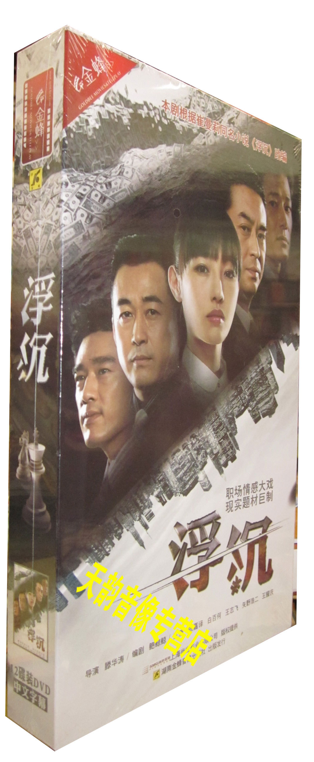 正版 电视剧 浮沉 高清珍藏版12dvd 白百何 张嘉译 王志飞