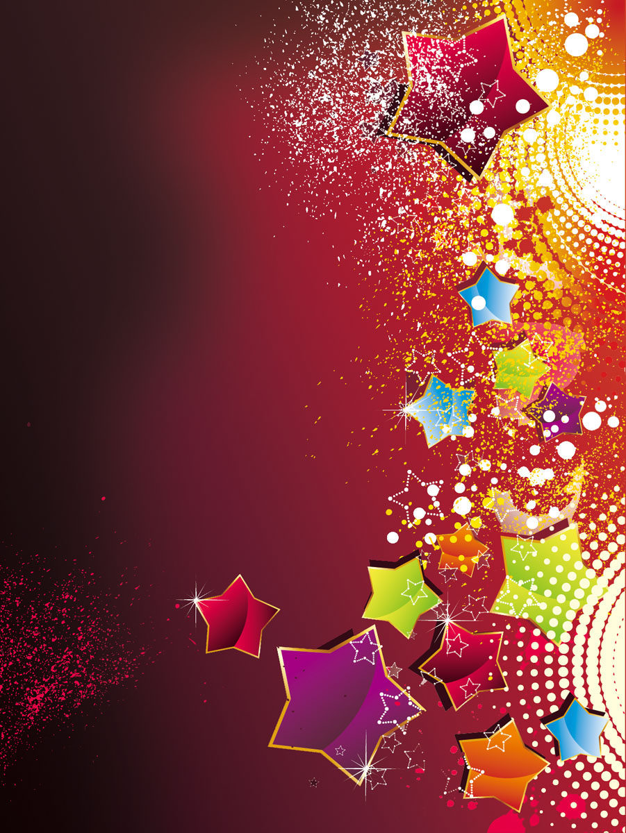 576海报印制海报展板素材550海报背景星星光璀璨绚丽