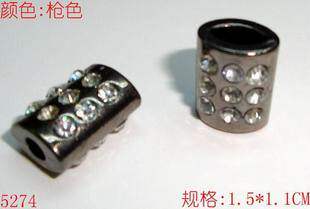 金属纽扣子专卖 银色羽绒服扣 枪色服装水钻钮扣 水钻穿绳扣吊钟