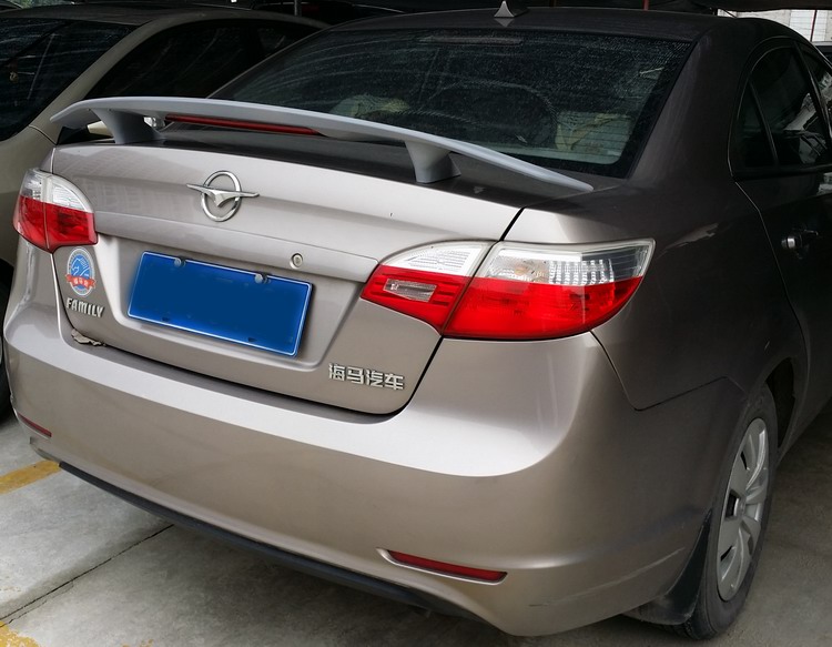 适用海马新福美来尾翼定风翼汽车改装配件外观装饰通用运动尾翼