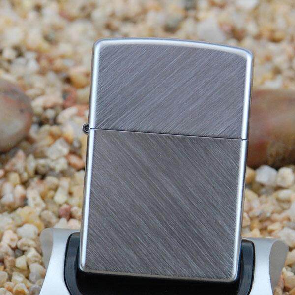 美国原装正品 ZIPPO打火机 经典铬 双面加工对角线 专柜正版限量