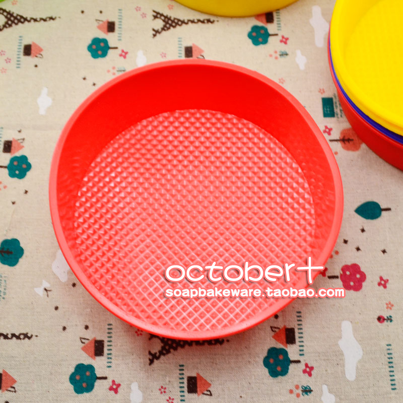 TOLOVE觅爱馆烘焙试用硅胶蛋糕圆形模具微波炉面包烤盘次品